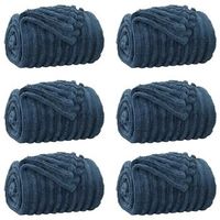 mantitas de sofa 6 uds azul marino 240 x 220 cm 876 kg lana vidaxl
