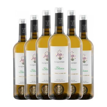 Burgo Viejo Vino Blanco Blanco Organic Rioja 75 Cl 13.5% Vol. (pack De 6 Unidades)