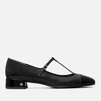 Tory Burch Women's Cap Toe Leather Mary Janes - UK 8