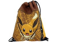 mochila - sherwood pokemon eevee de cuerdas con bolsillo delantero