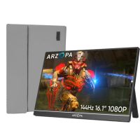 monitor arzopa 161 fullhd 144hz ips hdr altavoces soporte integrado usb-c hdmi
