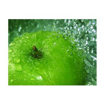 Papel Pintado 3d - Una Manzana Verde (200x154 Cm)