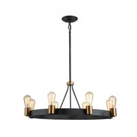 lampara colgante silas 8 luces