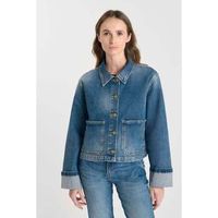 le temps des cerises cazadora vaquera chaqueta aleska para mujer