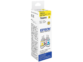 Botella de tinta - Epson T6644 Ecotank, Compatible con ET-2600, 70 ml, Amarillo