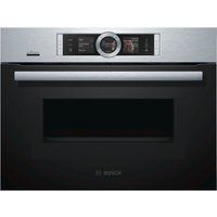 bosch cng6764s6b built-in smart combination microwave - stainless steel stainless steel