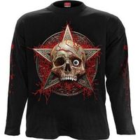 spiral camiseta manga larga creeping curse para mujer
