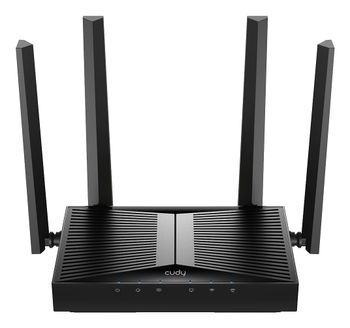 Cudy Router WiFi 7 2.5G Dual Band BE3600 - Velocidad hasta 1000Mbps - 4 Puertos - 4 Antenas Fijas de 5dBi - Tecnologia MU-MIMO -