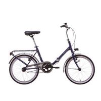 bicicleta de paseo plegable 20 scrapper dolcevita azul