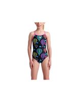 banador de natacion arena balloons nina negro multicolor