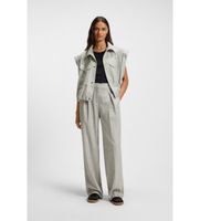 boss para mujer 50547679 pantalon taflong gris 36 casual algodon