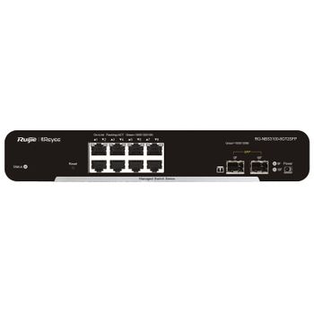 Ruijie Networks RG-NBS3100-8GT2SFP Switch 10 Puertos Gestionado L2 Gigabit Ethernet Negro