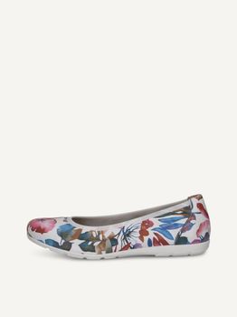 CAPRICE Ballerina, white, made of Leather, Size 41