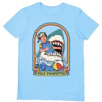 steven rhodes camiseta manga larga stay positive para mujer