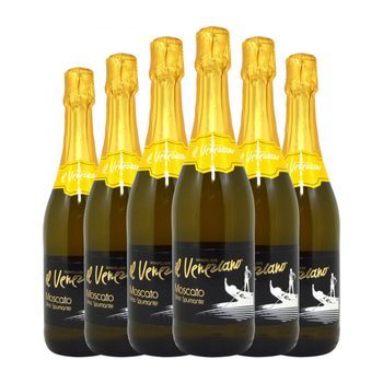 Cvc Vino Blanco Moscato Il Veneziano Moscato 75 Cl 6% Vol. (pack De 6 Unidades)