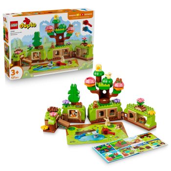 LEGO Duplo Bosque de los Descubrimientos con Animales Salvajes, Juguete de construcción +3 años - 10480