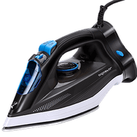 aigostar plancha de vapor 2600w planchas ropa suela ceramica base desmontable uso sin cable funcion limpieza antical sistema antigoteo temperatura y vapor ajustables