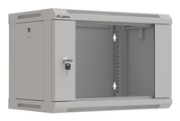 armario lanberg mural rack 19 6u 540x350 flat pack gris puerta cristal