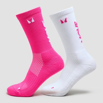 Calcetines para correr Move Club de MP (paquete de 2) - Rosa caramelo - UK 9-11