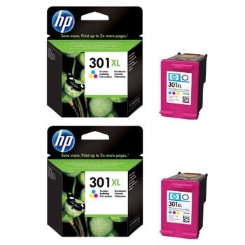 Original Multipack HP DeskJet 2542 Printer Ink Cartridges (2 Pack) -CH564EE