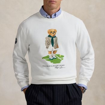 Polo Ralph Lauren x Wimbledon Bear Cotton-Blend Fleece Jumper - XXL