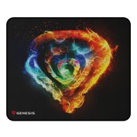 alfombrilla genesis carbon 500 m fire g2 300x250 mm base antiderrapante resistente al agua