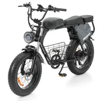 [EU Direct] Hola HD-B9 Bicicleta eléctrica 48V 18.2Ah+15.6Ah Baterías duales Motor de 750W Velocidad máxima recomendada