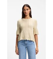 boss para mujer 50565060 jersey farda beige m casual viscosa manga corta