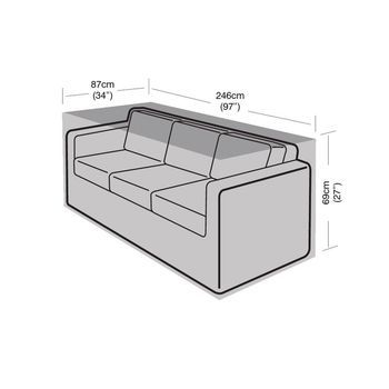 Funda Sofá De 3 Plazas Pequeño. 87 X 246 X 69cm. Easy-cover