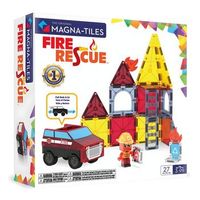 magna-tiles fire rescue