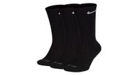 calcetines acolchados nike everyday plus    strong 3 pares  strong   negros