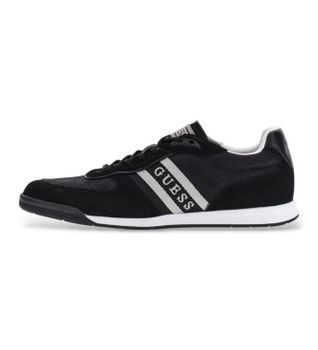 Guess para hombre. FMTDIVSUE12 Zapatillas Divin negro (43), Tela, Plano, Cordones, Casual