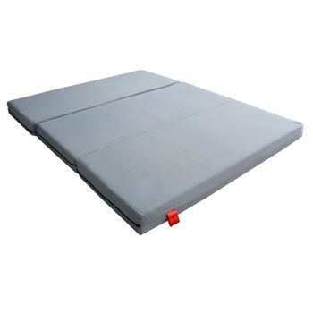 Colchón Para Mercedes Citán - 8cm De Grosor Con Hr 30kg/m3 Y 3cm De Viscoelástica - Gris
