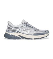 skechers para mujer 150710 zapatillas slip-ins stamina sport platerado 39 plata plano cordones casual deportivo multideporte