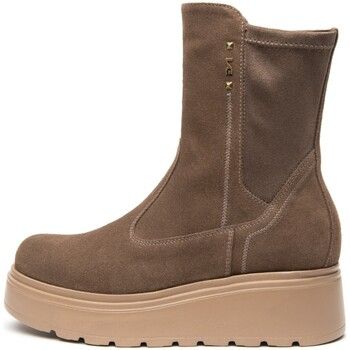 NeroGiardini Botas Velour T.Alcantara 7 Eva Gorga Tortora 67 para mujer