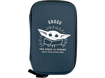 Funda disco duro - Disney Baby Yoda Grogu, Para externo, Azul