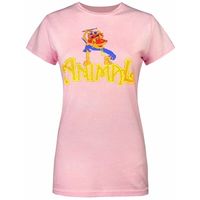 worn camiseta animal drummer para mujer