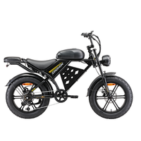 bicicleta electrica de neumaticos anchos de alta resistencia sinohon mk20-d bicicleta todoterreno de 20 pulgadas negro