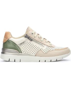 de PIKOLINOS ZAPATILLAS PIEL CASUAL MARFIL-NATA
