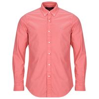polo ralph lauren camisa manga larga camisa recta custom en oxford ligero para hombre