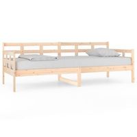 sofa cama madera maciza de pino 80x200 cm vidaxl