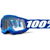 100 accuri 2 goggle blue - clear lens