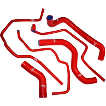 Tubo radiador Triumph Street Triple 765 kit Samco rojo