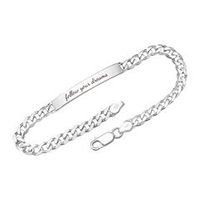 pulsera de plata 925 de 55 mm incl grabado laser