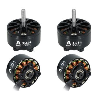FALSHHOBBY Arthur 4214 350KV 4-12S Motor sin escobillas de alta potencia eje de 6 mm para drones de carreras RC de brico