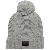 superdry gorro cable knit beanie para mujer