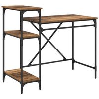 escritorio madera vieja madera de ingenieria 105 x 50 x 90 cm vidaxl