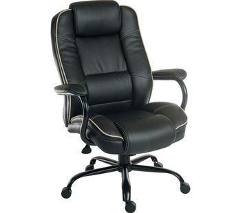 TEKNIK Goliath Duo Bonded Leather Reclining Executive Chair - Black, Black