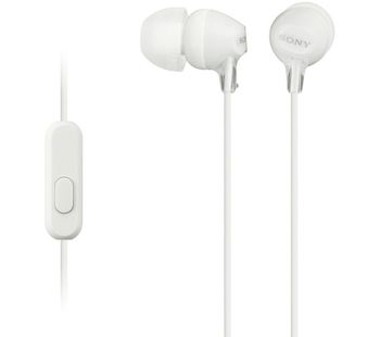 SONY EX15APW Headphones - White, White