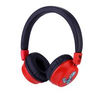 redlox by chuster zombie auriculares bluetooth 53 plegables - altavoz 40mm - bateria 200mah - autonomia hasta 28h - alcance 10m - 32ohm - sensibilidad 102db - color negro y rojo